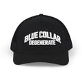 Snapback Trucker Cap Embroidered Blue Collar Degenerate Hat