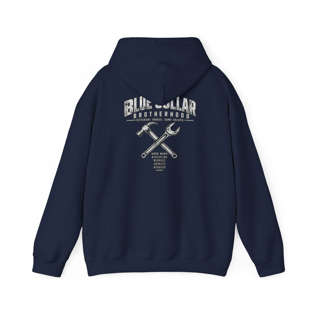 Unisex Heavyweight Blue Collar Brotherhood Hoodie