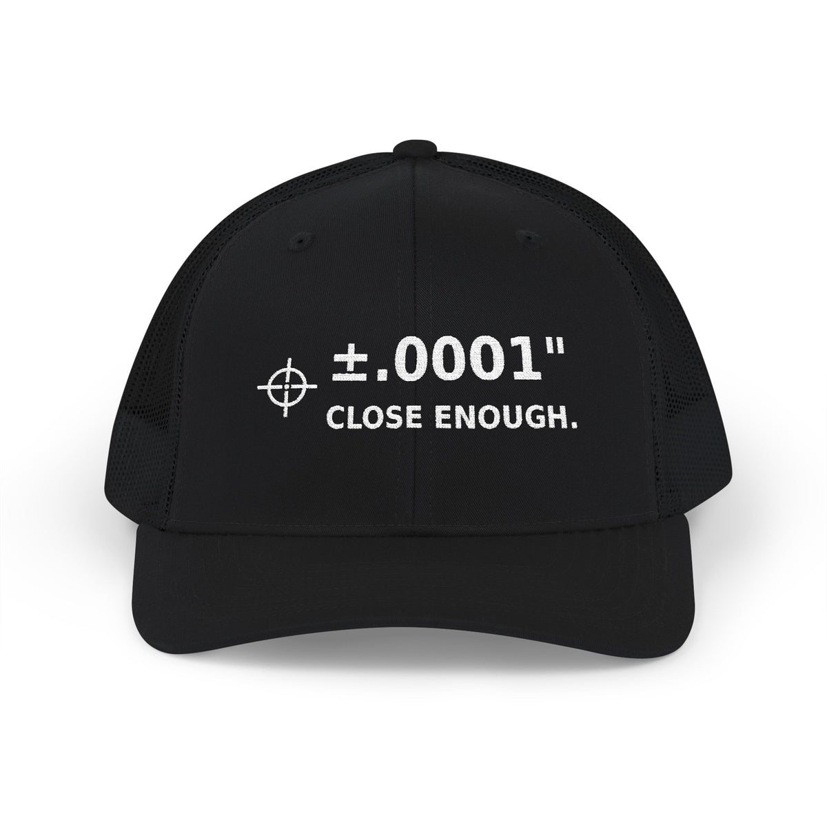 Snapback Trucker Cap Machinist ±.0001.  Close enough.
