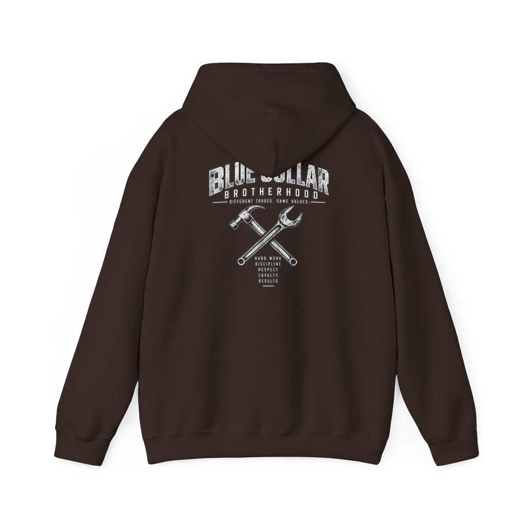 Unisex Heavyweight Blue Collar Brotherhood Hoodie