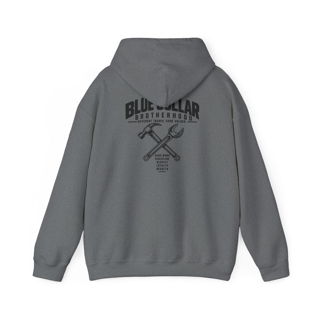 Unisex Heavyweight Blue Collar Brotherhood Hoodie