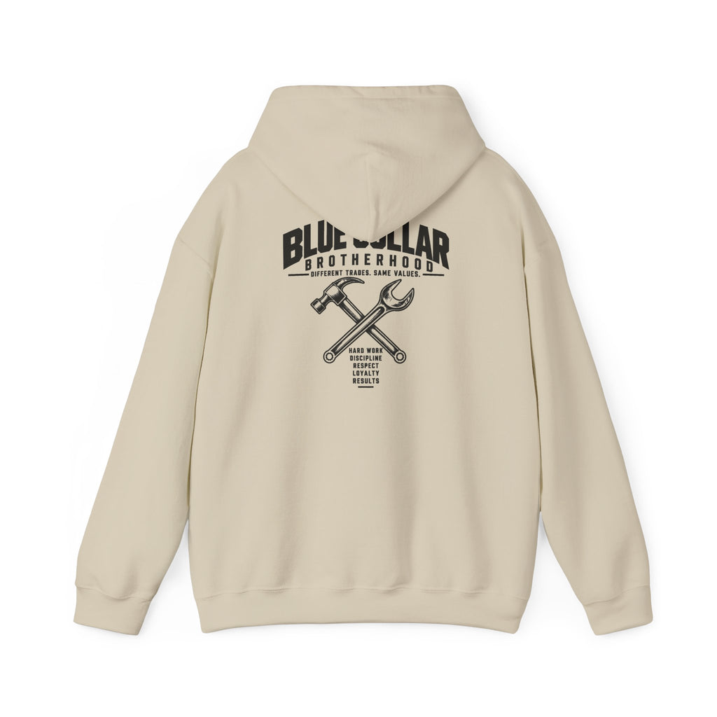 Unisex Heavyweight Blue Collar Brotherhood Hoodie